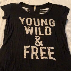 🔴 Young, wild & free shirt
